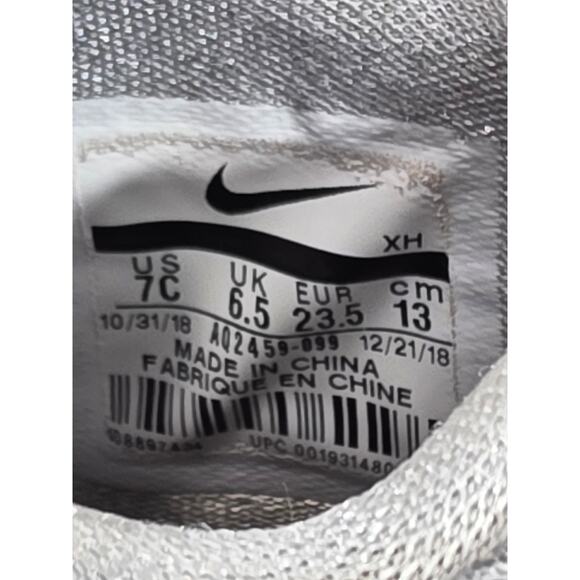 Nike Kyrie 5 Wolf Grey Lime Blast (TD) Shoes Size 7C Toddlers - Picture 8 of 8